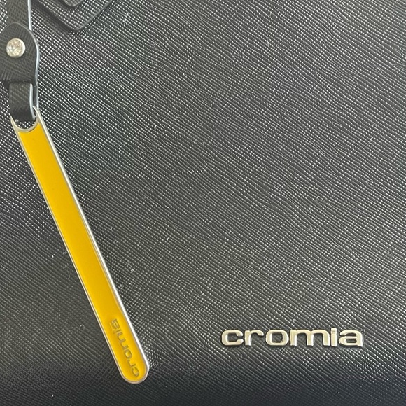 Cromia Black Leather Purse- Made in Italy - Picture 7 of 11